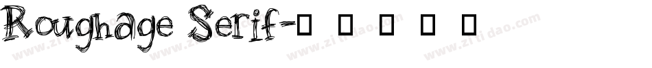 Roughage Serif字体转换